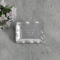 Giftables Vento Engraved Tray "Love you to Moon back" - Tray Detail | Bone & Brass