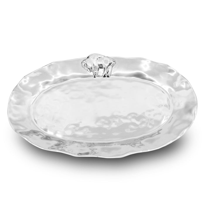 Silver Buffalo Large Oval Serving Platter