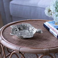 Giftables Silver Ocean Turtle Wine Coaster - Coaster Detail | Bone & Brass