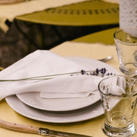 Bee Ceramic Dinner Plate Set- 4 - Detail View | Bone & Brass