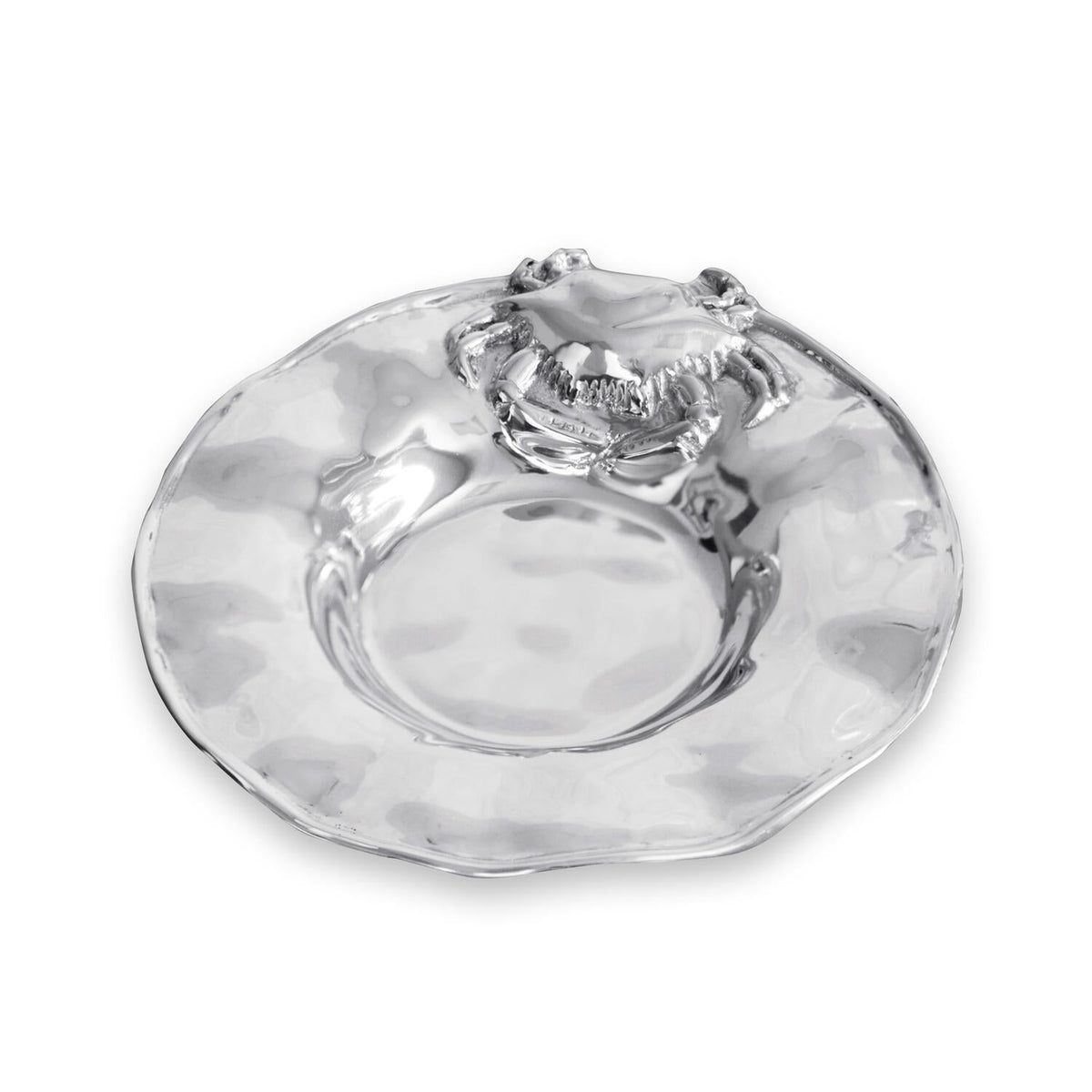Silver Ocean Crab Wine Coaster | Bone & Brass