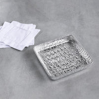 Giftables Pieles Croc Beverage Napkin Holder - Holder Close Up | Bone & Brass