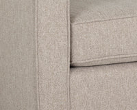 Adam Taupe Tailored Performance Fabric Sofa