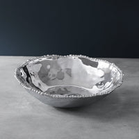 Organic Pearl Nova Large Bowl - Bowl Top View | Bone & Brass
