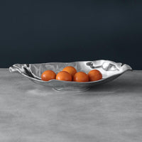 Vento Claire Medium Oval Bowl - Bowl Detail | Bone & Brass