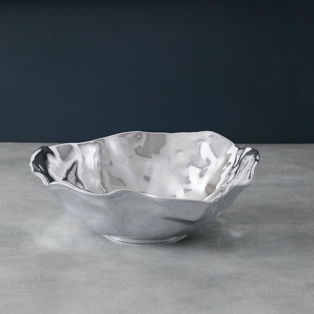 Vento Claire Large Bowl - Bowl Top View | Bone & Brass