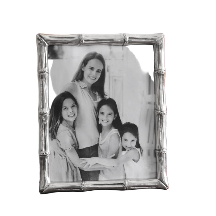 Silver Bamboo 8 x 10 Picture Frame | Bone & Brass