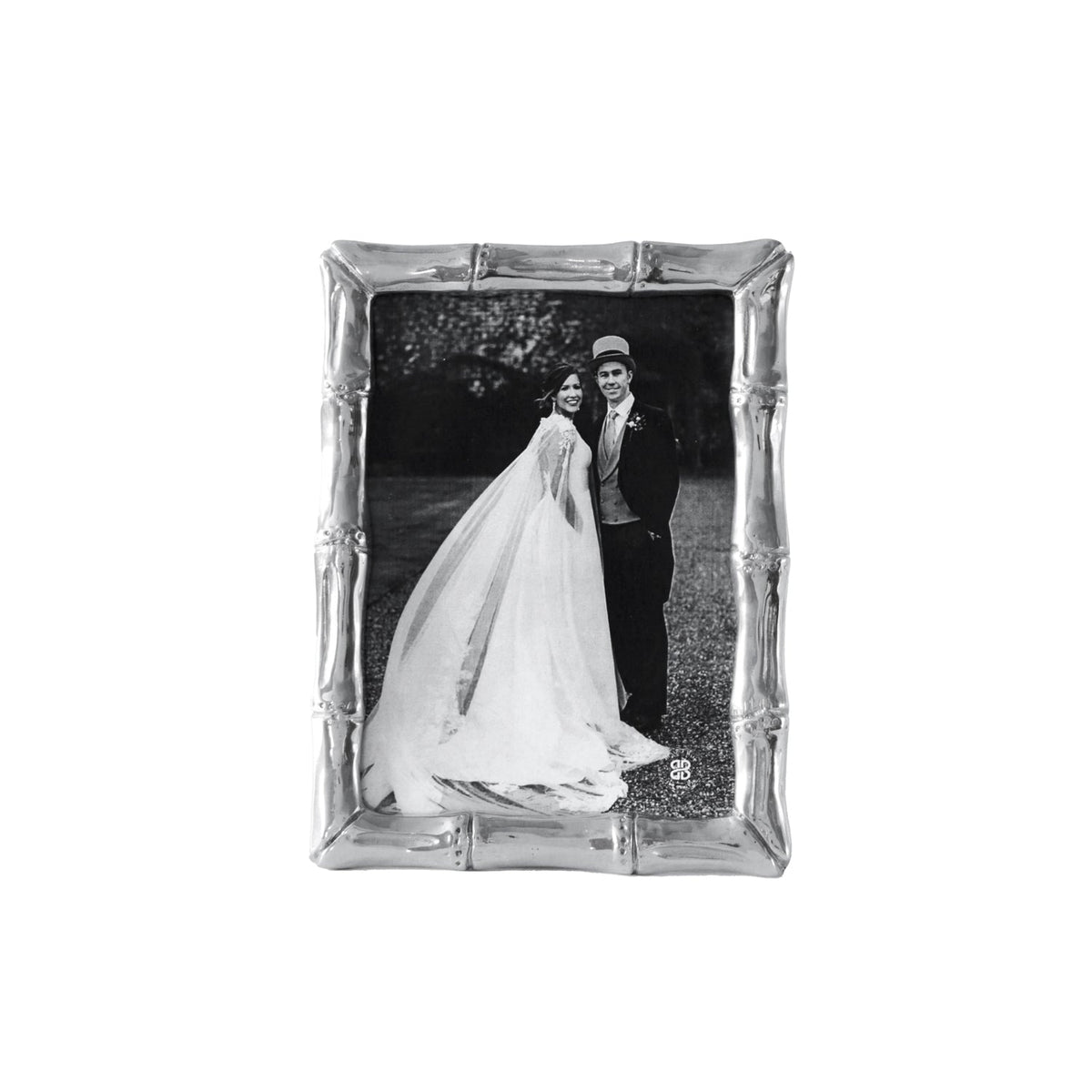Silver Bamboo 5 x 7 Picture Frame | Bone & Brass