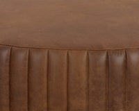 Divano Lucia Tobacco Leather Ottoman