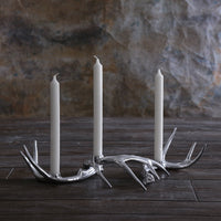 Western Antler Candlestick Set 3 - Candlestick Detail | Bone & Brass
