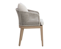 Capri Dining Drift Brown - Palazzo Cream Armchair