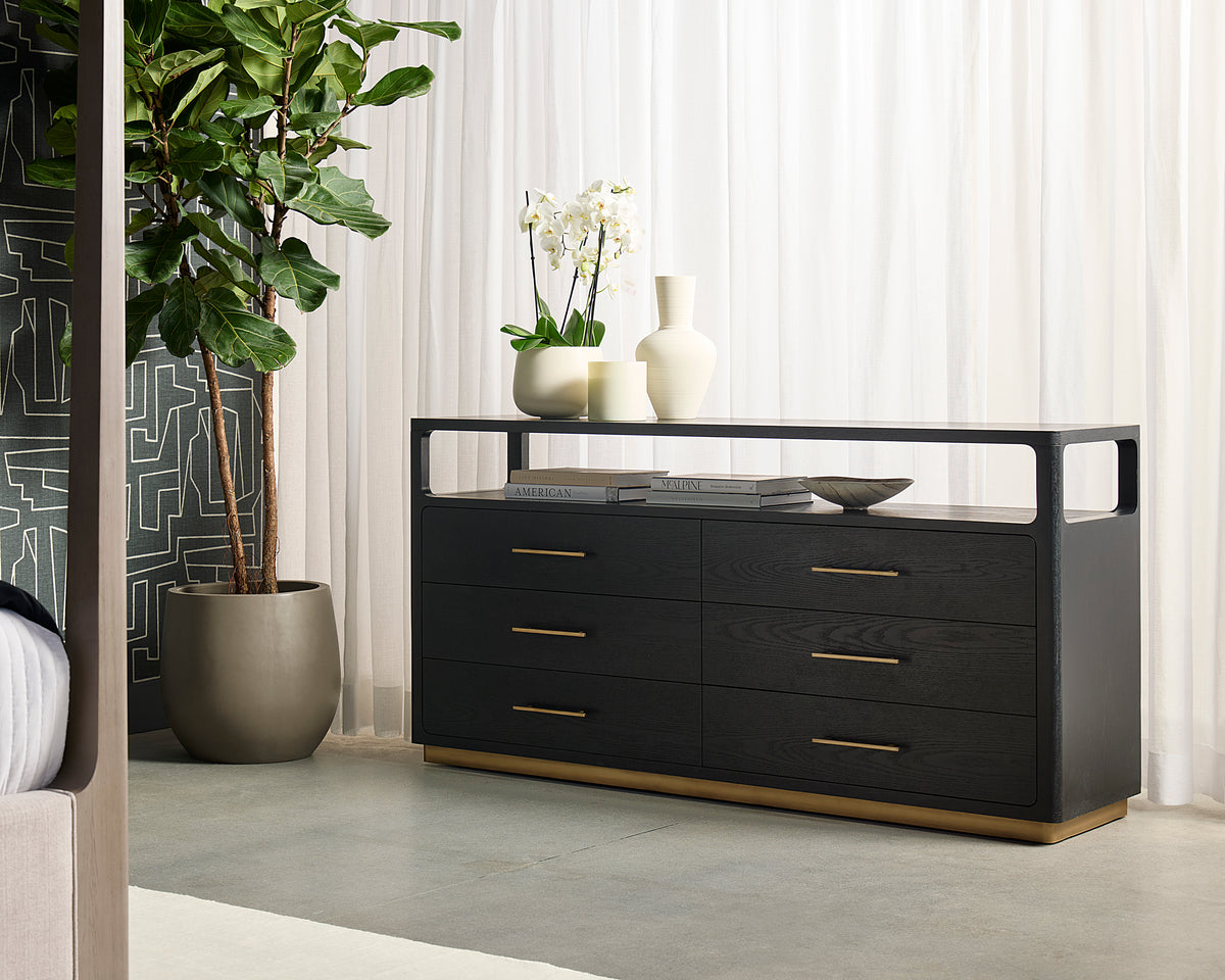 Danette Black Dresser