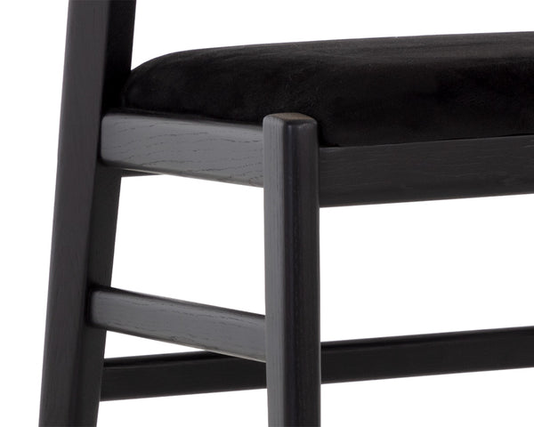 Annex Abbington Black / Natural Counter Stool