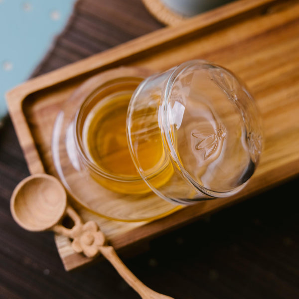 Bee Butter Dish Set - Detail View | Bone & Brass