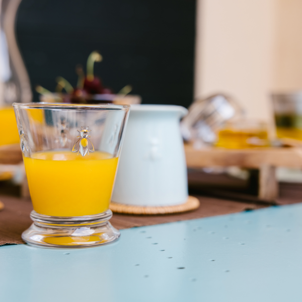 Assorted Colors Bee Tumblers — Set of 6