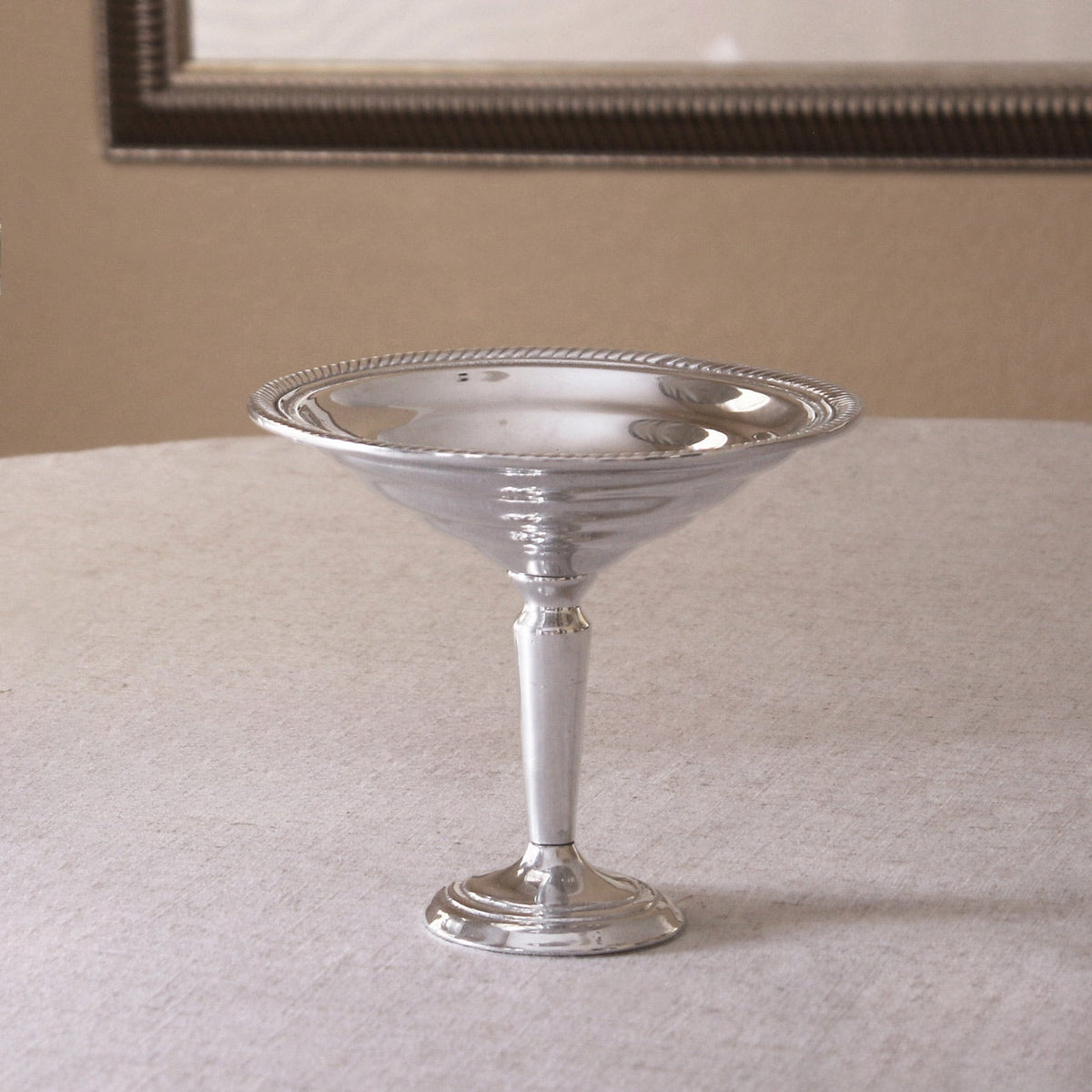 Soho Small Gallones Pedestal - Pedestal Side View | Bone & Brass