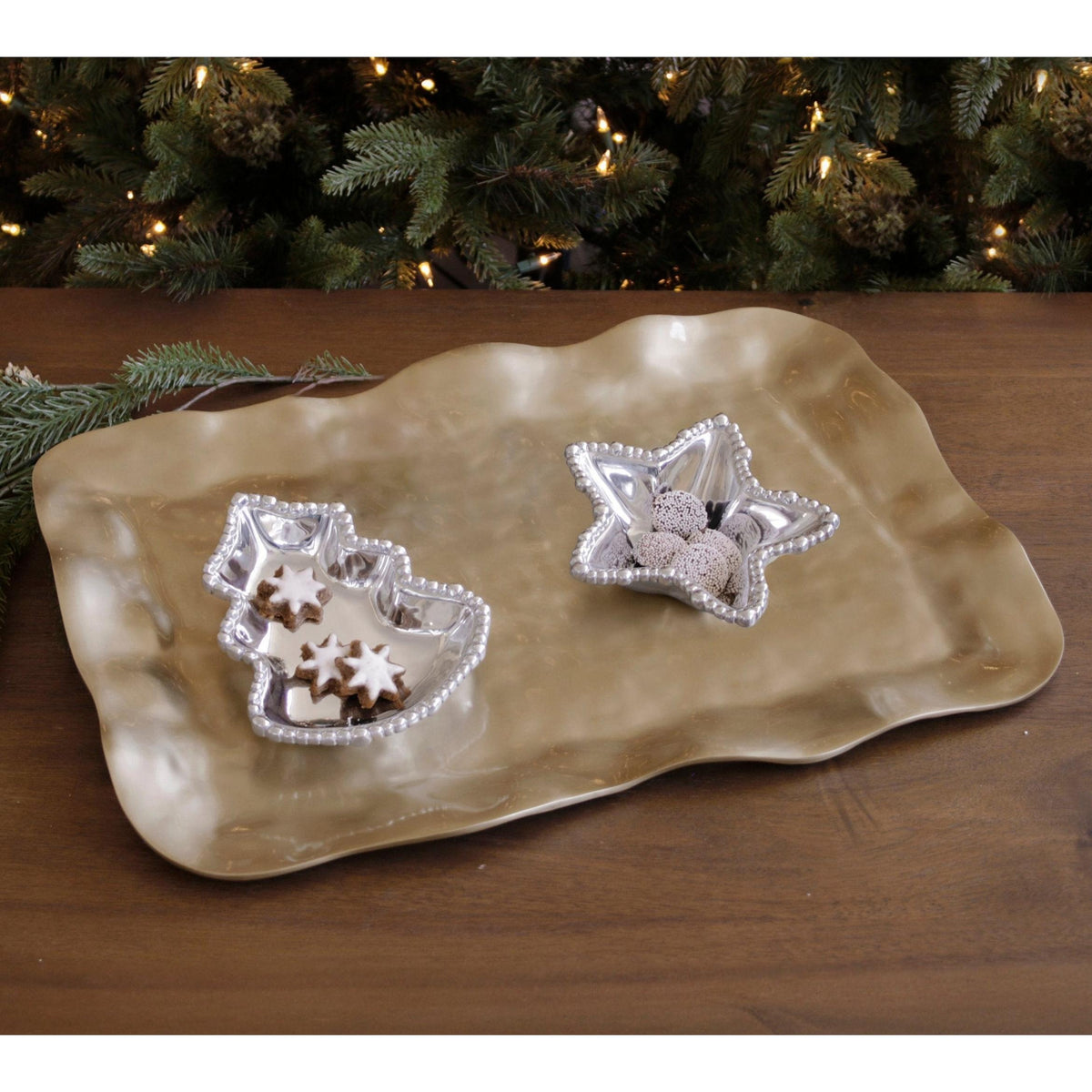 Giftables Organic Pearl Star Bowl - Bowl Side View | Bone & Brass
