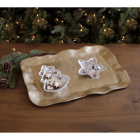 Sierra Gold Modern Maia Large Decorative Tray - Tray Detail | Bone & Brass