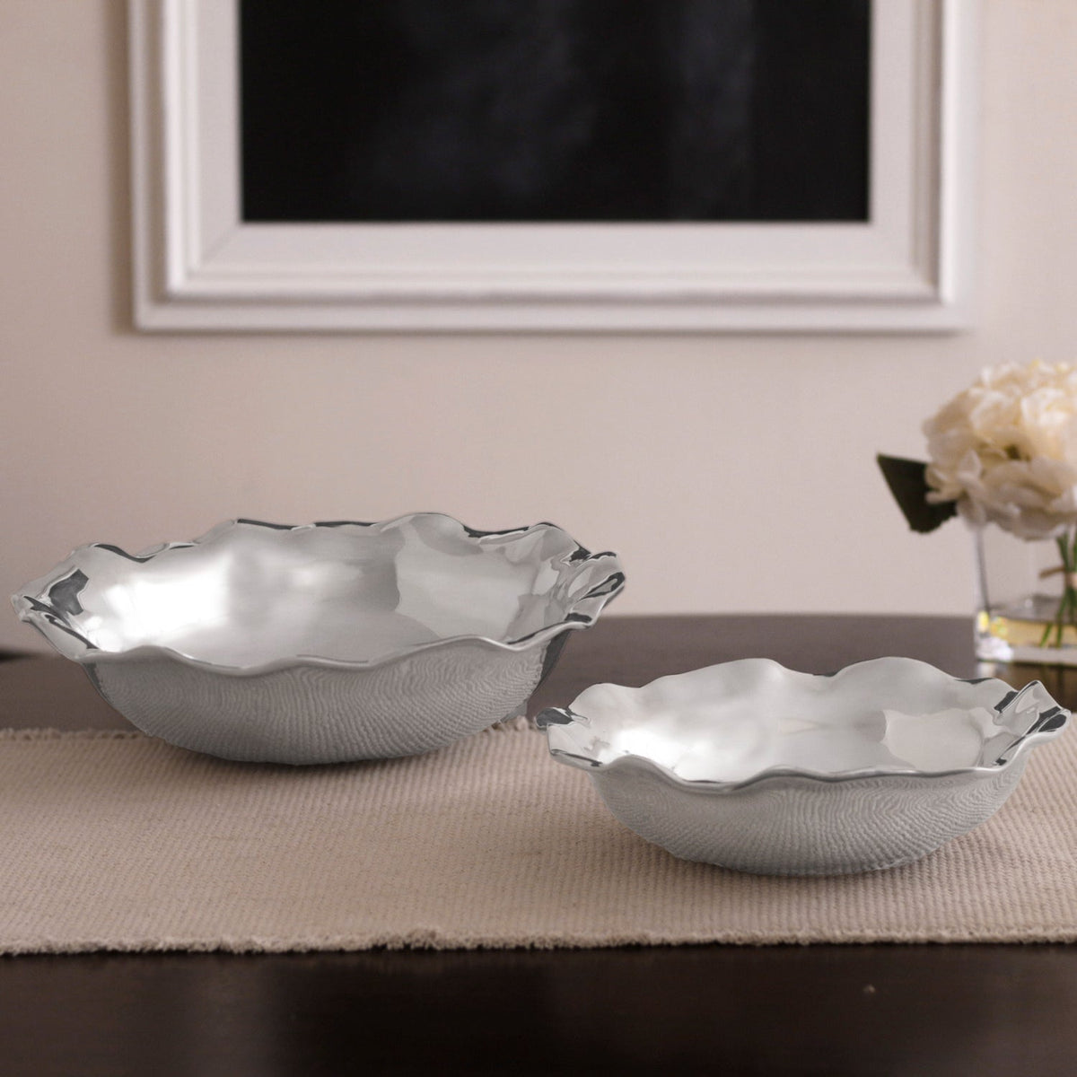 Vento Large Pasta Bowl - Bowl Side View | Bone & Brass