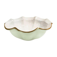 Encanto Devon Medium Bowl (Pistachio White) | Bone & Brass