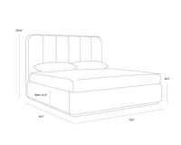 Jamille King - Milliken Cognac Bed