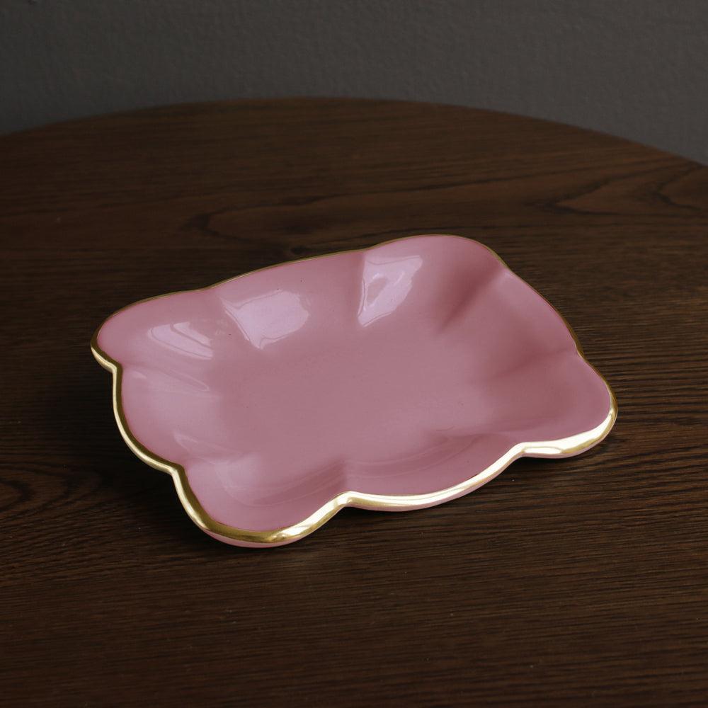 Encanto Devon Small Tray (Pink) - Tray Detail | Bone & Brass