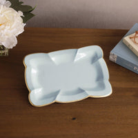 Encanto Devon Medium Tray (Sky Blue) - Tray Detail | Bone & Brass