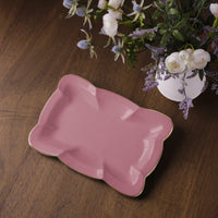 Encanto Devon Medium Tray (Pink) - Tray Detail | Bone & Brass
