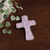 Encanto Athens Cross (Lilac) - Detail View | Bone & Brass