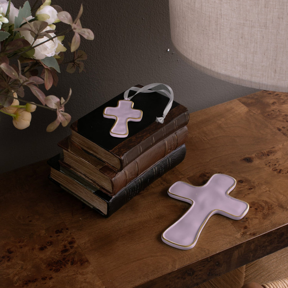 Encanto Athens Cross (Lilac) - Alternate View | Bone & Brass
