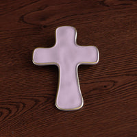 Encanto Athens Cross (Lilac) - Side View | Bone & Brass