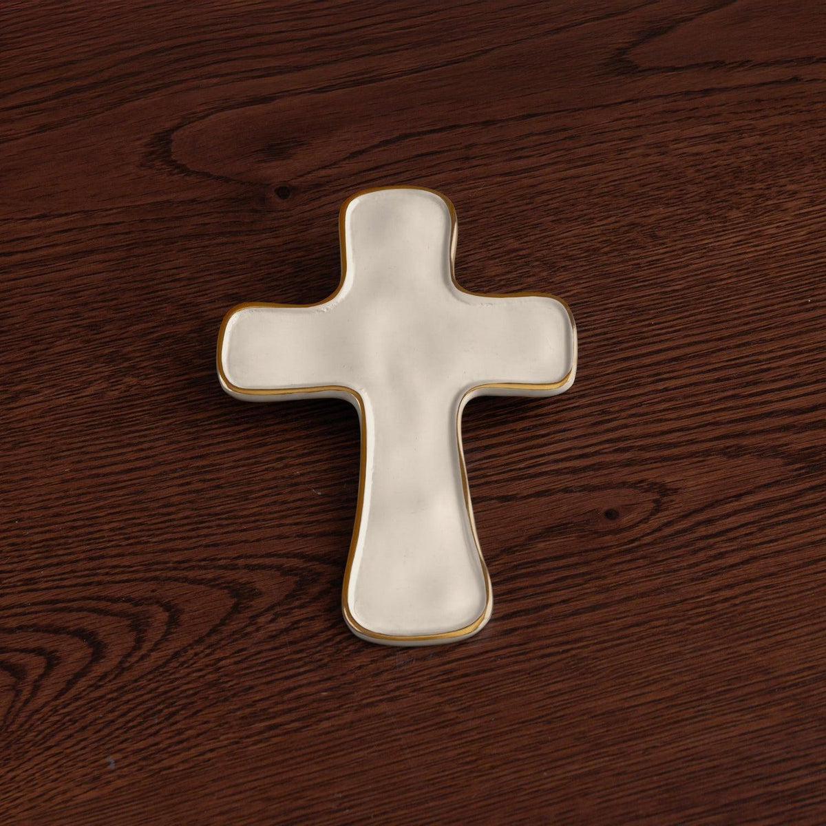 Encanto Athens Cross (Cream) - Side View | Bone & Brass