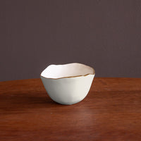 Encanto Osaka Small Bowl (Cream White) - Bowl Top View | Bone & Brass