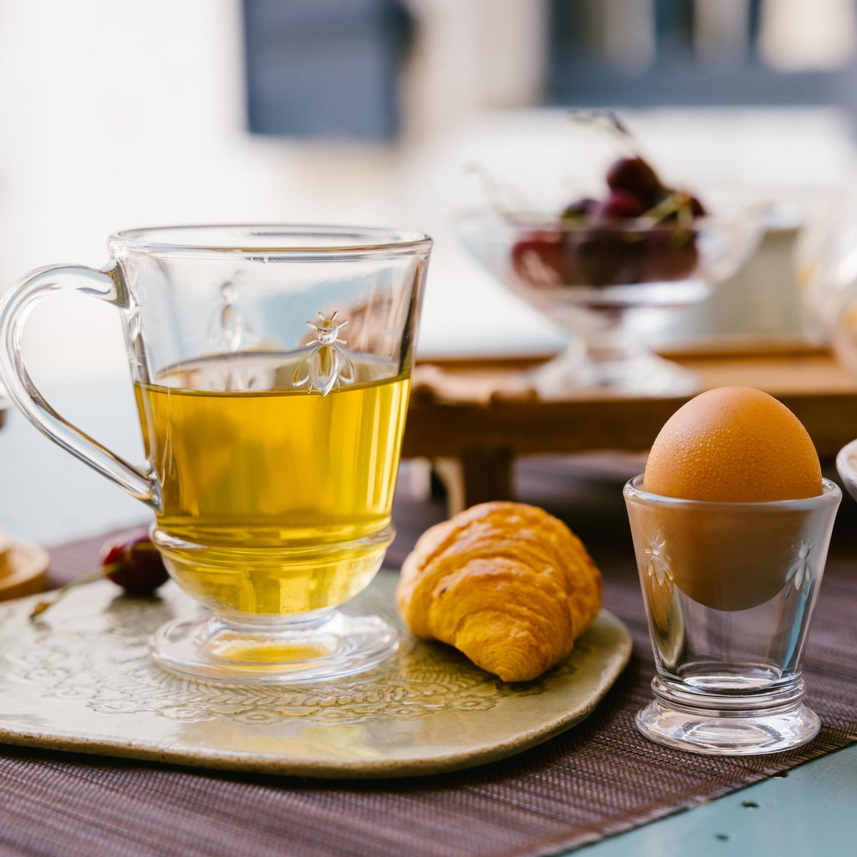 Bee Coffee Mug Set of 6 - Mug Top View | Bone & Brass