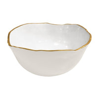 Encanto Osaka Large Bowl (Cream White) | Bone & Brass