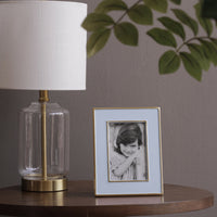 Frame Encanto Jason 4 x 6 (Periwinkle) - Frame Side View | Bone & Brass