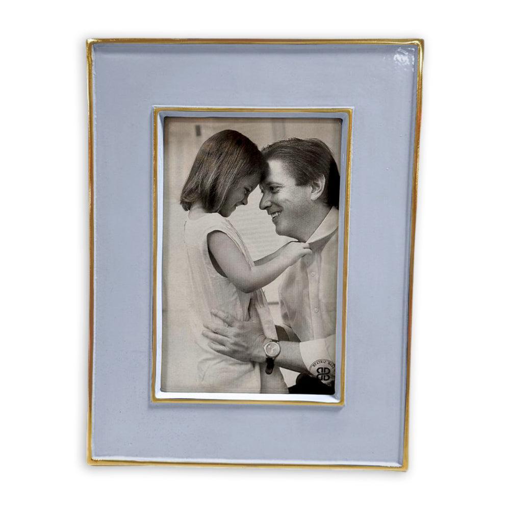 Frame Encanto Jason 4 x 6 (Periwinkle) | Bone & Brass