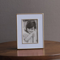 Frame Encanto Jason 4 x 6 (Periwinkle) - Frame Corner Detail | Bone & Brass