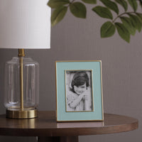 Frame Encanto Jason 4 x 6 (Turquoise) - Frame Detail | Bone & Brass