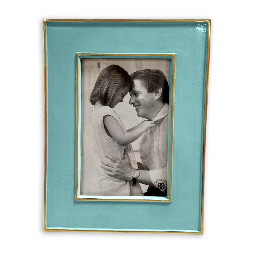 Frame Encanto Jason 4 x 6 (Turquoise) | Bone & Brass