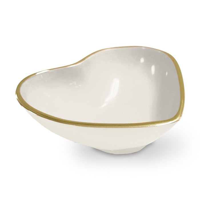 Encanto Deep Heart Mini Bowl (Cream) | Bone & Brass