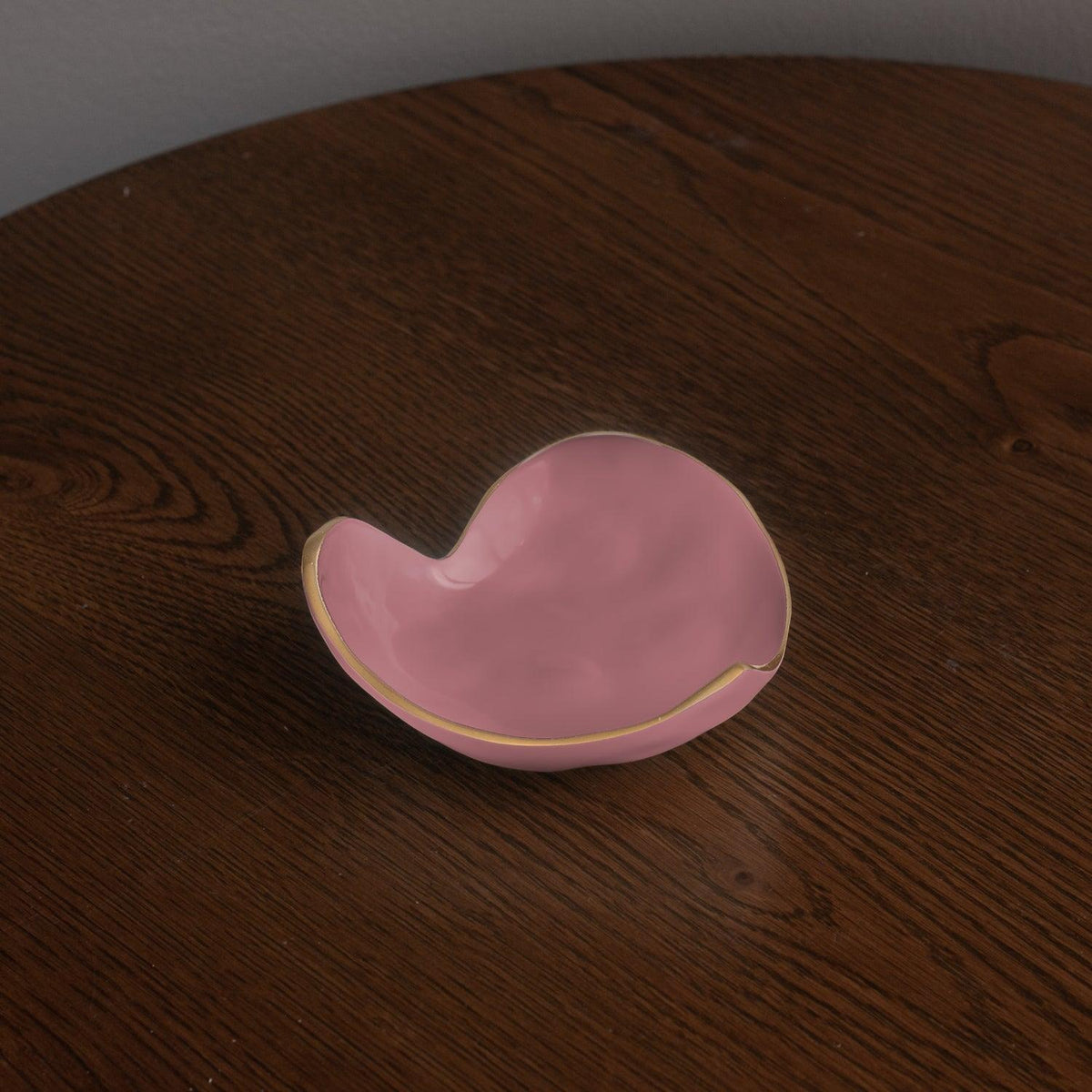 Encanto Soho Mini Heart (Pink) - Bowl Top View | Bone & Brass