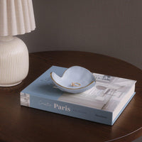 Encanto Soho Mini Heart (Periwinkle) - Bowl Detail | Bone & Brass