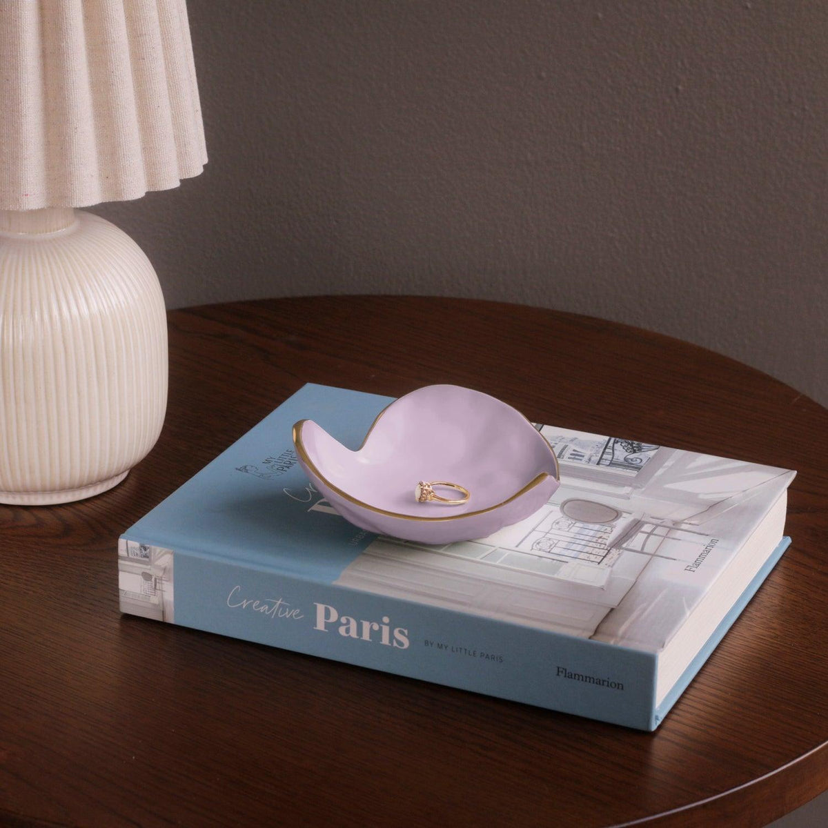 Encanto Soho Mini Heart (Lilac) - Bowl Detail | Bone & Brass