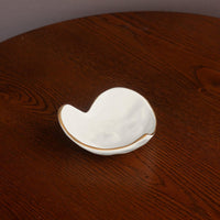 Encanto Soho Mini Heart (Cream) - Bowl Top View | Bone & Brass