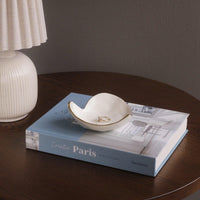Encanto Soho Mini Heart (Cream) - Bowl Detail | Bone & Brass