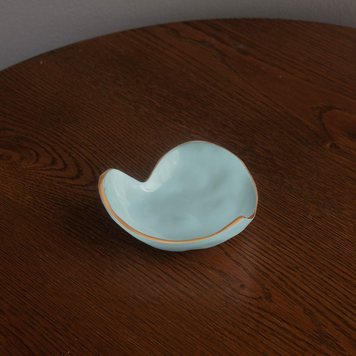 Encanto Soho Mini Heart (Turquoise) - Bowl Top View | Bone & Brass