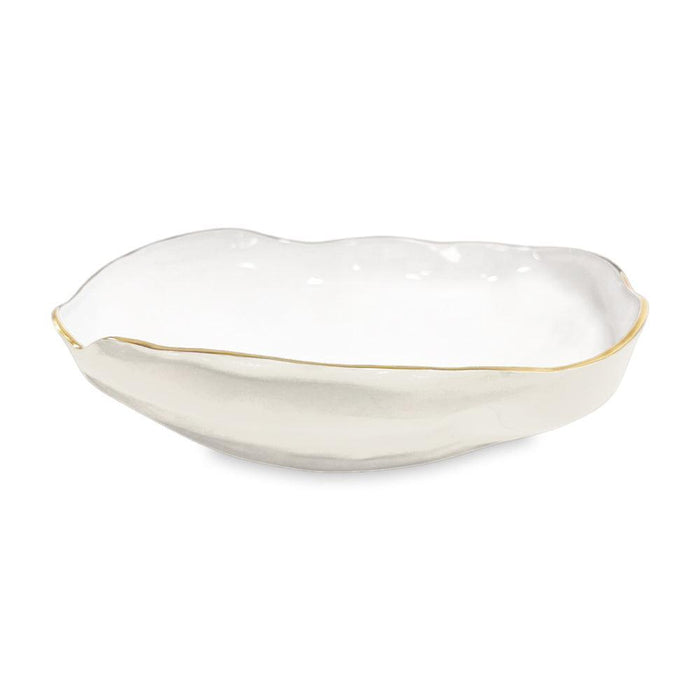 Encanto Nuevo Large Bowl (Cream White) | Bone & Brass