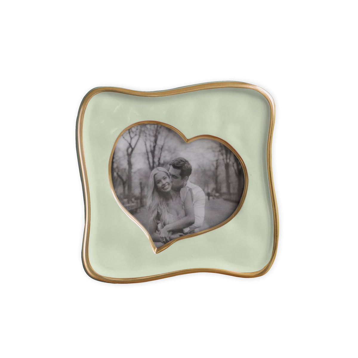 Frame Encanto Curved Heart 5 x 5 (Pistachio) | Bone & Brass