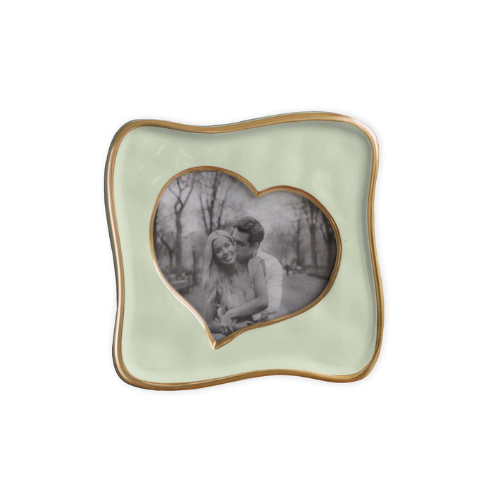 Frame Encanto Curved Heart 5 x 5 (Pistachio) | Bone & Brass